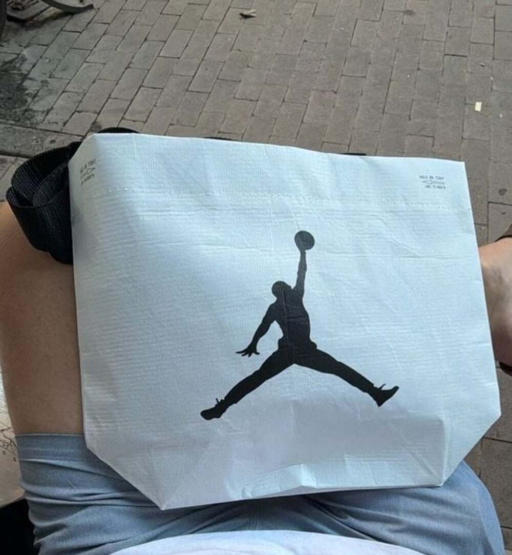 Jordan World of Flight Philadelphia Walnut Street Tote Bag White